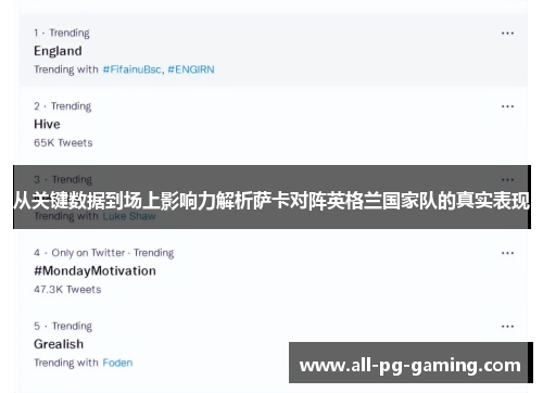 从关键数据到场上影响力解析萨卡对阵英格兰国家队的真实表现